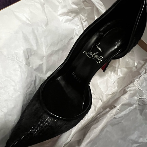 Christian Loboutin Iriza 100 in black - Picture 8 of 8